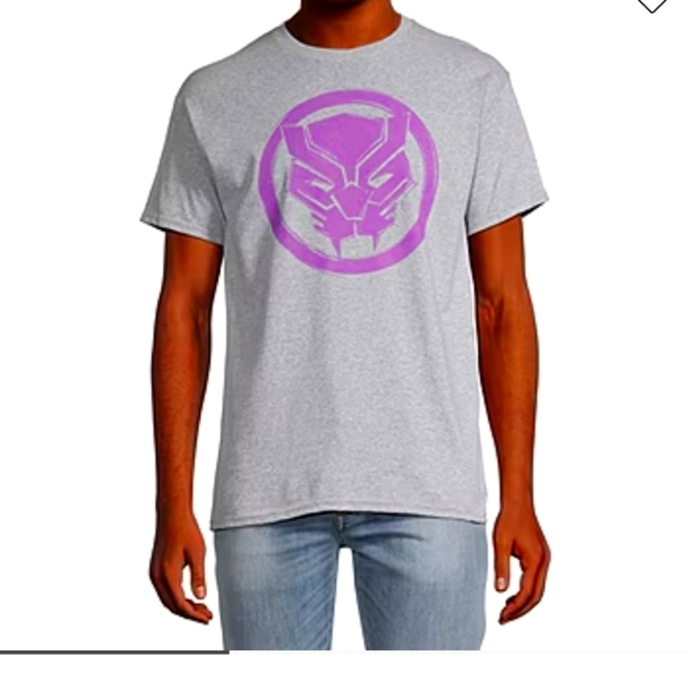 Marvel Black Panther Graphic T-Shirt Pullover Short Sleeves Crewneck Sz 2X (NWT)
